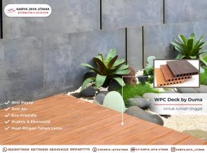 Decking WPC (Wood Plastic Composite) by Duma untuk rumah tinggal
