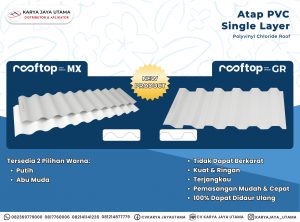 Atap PVC Rooftop MX GR Single Layer